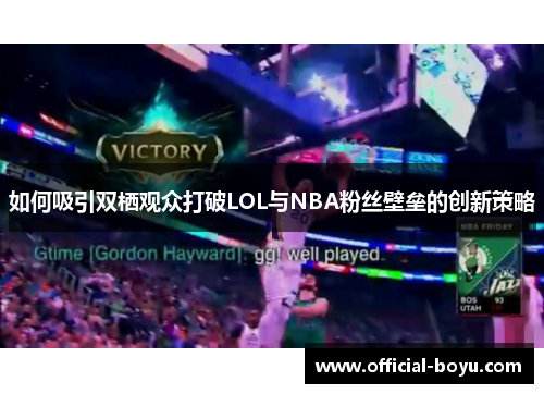 如何吸引双栖观众打破LOL与NBA粉丝壁垒的创新策略